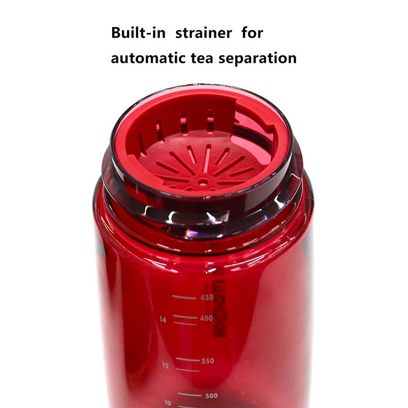Good Quality Free Sample Travel Drinking Transparent Plastic Shaker Sport Water Bottle With Customized Brand
