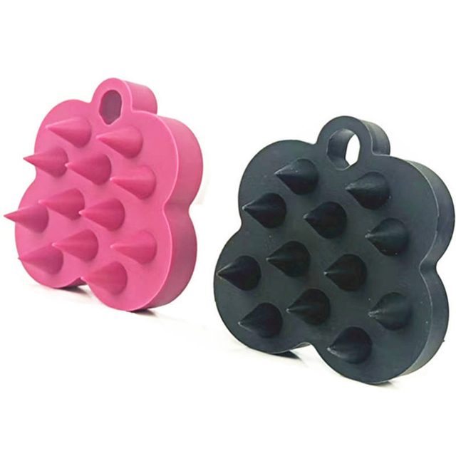 Shower Exfoliation Brush Soft Silicone Bath Body Handheld Brush Scrubber