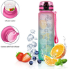 Wholesale 32oz 1L Eco Friendly Large Bpa Free Fitness Gym Sport Motivational Water Bottle with Time Marker