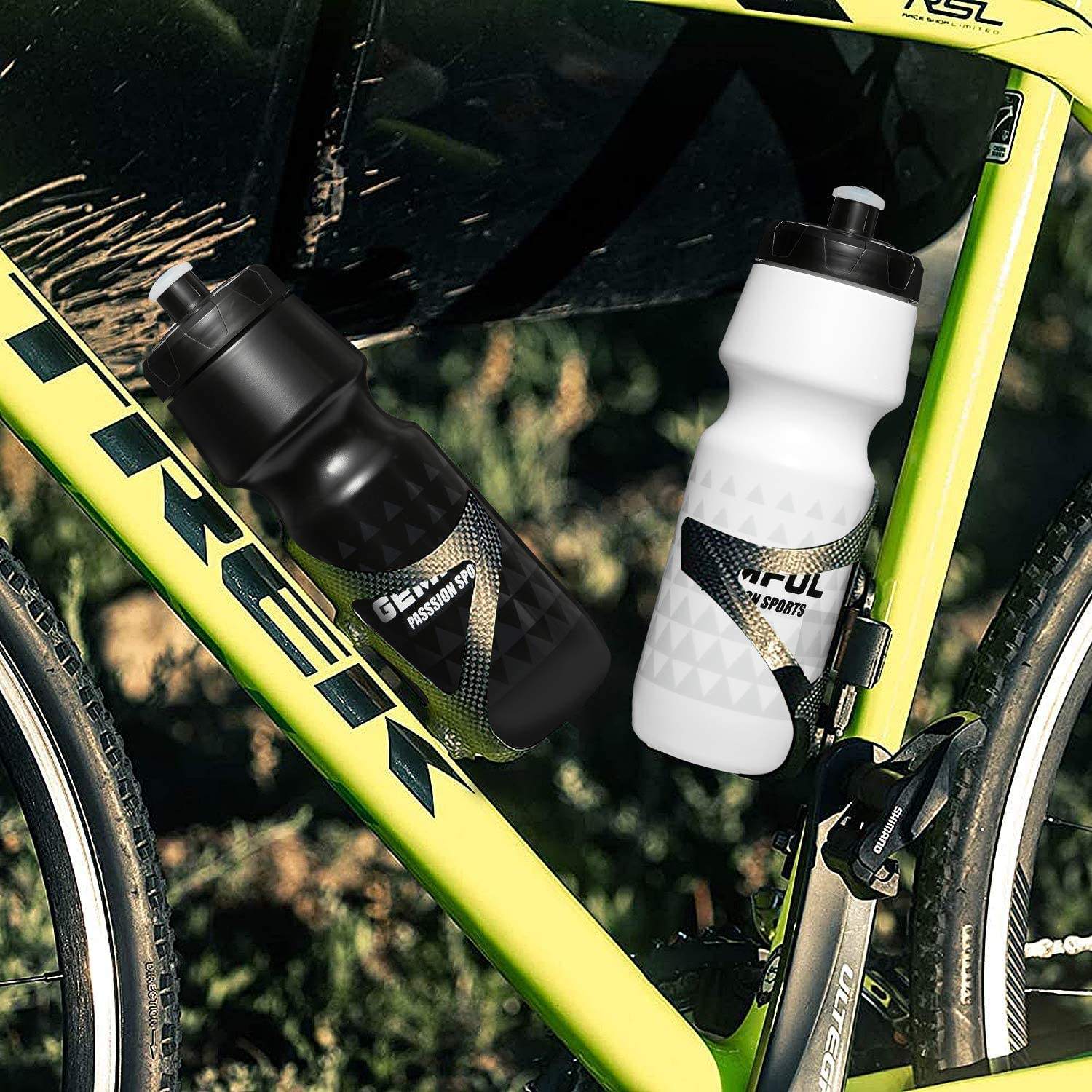 750ml 25oz Logo Custom Gym Bottle Protein Shaker Athletic Plastic Water Bottle Bicycle Light Reusable Plastic Water Bottle