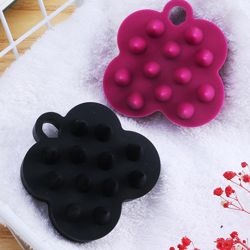Shower Exfoliation Brush Soft Silicone Bath Body Handheld Brush Scrubber