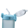 500ml/600ml BPA Free Sports Plastic Water Bottle Leakproof Frosted Fitness Sports Water Bottle with Handle