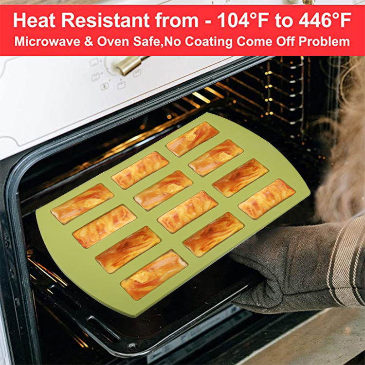 Chocolate Mold Mousse Cake Baking Molds for Dessert Cheesecake Brownie Rectangular Silicone Mold