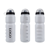 800ML 2024 Time Marker Leak Proof Tritan Motivational Bicycle Product Tritan Sport Frosted Plastic Water Bottle BPA Free