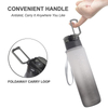 Custom Plastic Straw Strainer Filter Gym Sports 1L 32 oz BPA Free Tritan Motivational Water Bottle Sport With Time Marker