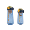 2024 Custom Logo 1400Ml Gym Sport Plastic Drink Water Bottle With Fruit Strainer