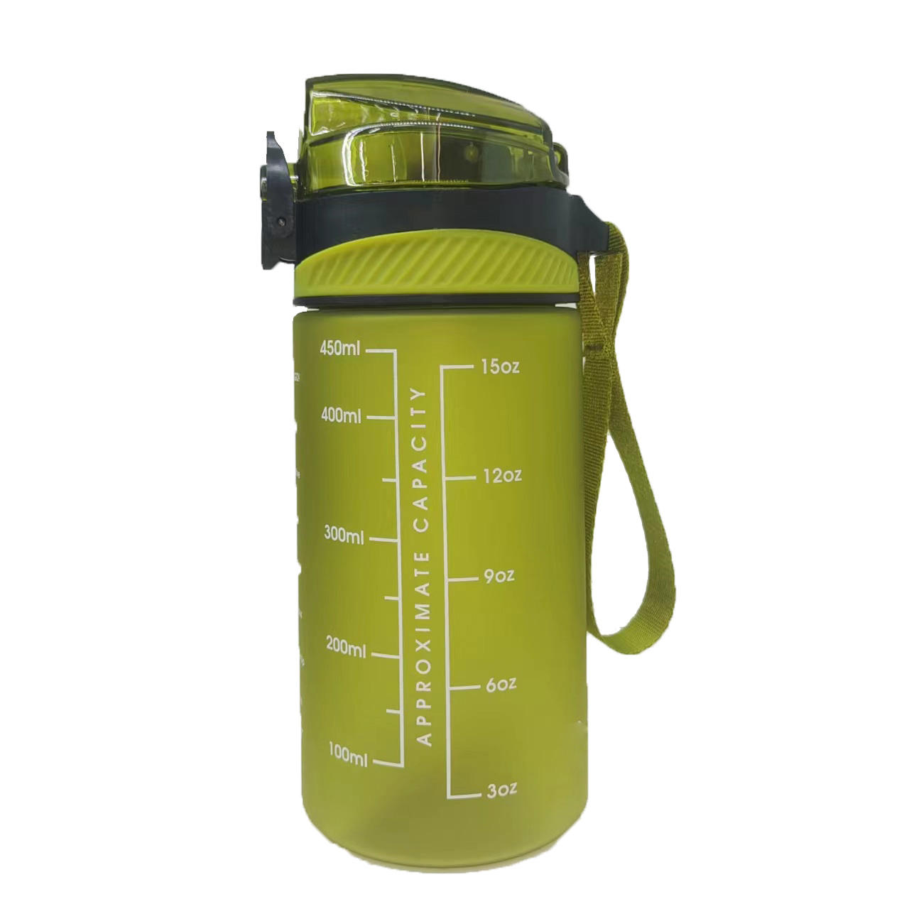 450ml Bpa Free Reusable Tritan Plastic Sports Drink Water Bottle for Kids With Straw Good Quality