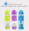 650ml Portable Mineral Plastic Tritan Hydrogen Rich Alkaline Water Bottle With Filter