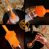 Deep Cleaning Silicone Cleaning Brushes Long Handle Glass Water Cup Bottle Brush Bacteria Remover with Removable Head