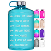 Big Half Gallon PETG Water Jug 3.8 Litre Sport Gym Bottle with Handle and Sleeve