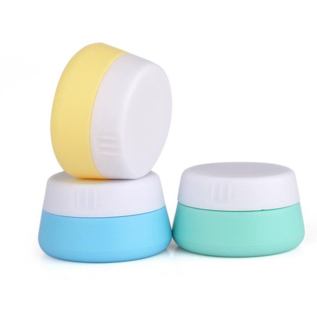 Durable Eco-friendly Refilled Soft Hand-held Mini Silicone Set Travel Bottle Silicone Squeezable Containers