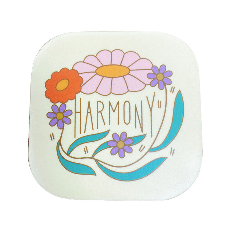 Coaster Washable Reusable Biodegradable Bamboo Fiber Cup Mat
