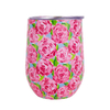 High Appearance 12oz Stainless Steel 304 Outer 201 Inner Tumbler Double Wall Thermal Mug Wine Christmas Valentine's Day Gift