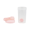 25oz Wholesale Custom Logo Gym Plastic Protein Shaker Bottle BPA Free with PP Ball and Handle