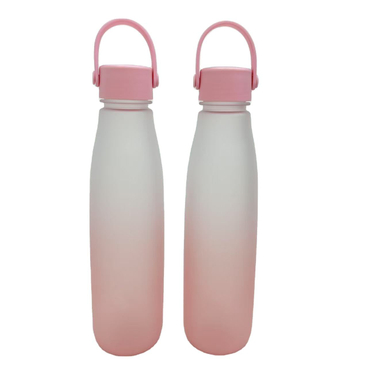 1000ML Gradient Leakproof Colorful Portable Gym Girls Water Bottle with Handle