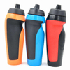 600ml Portable PE Drinkware Rubber Grip Squeeze Plastic Cycling Sports Water Bottle