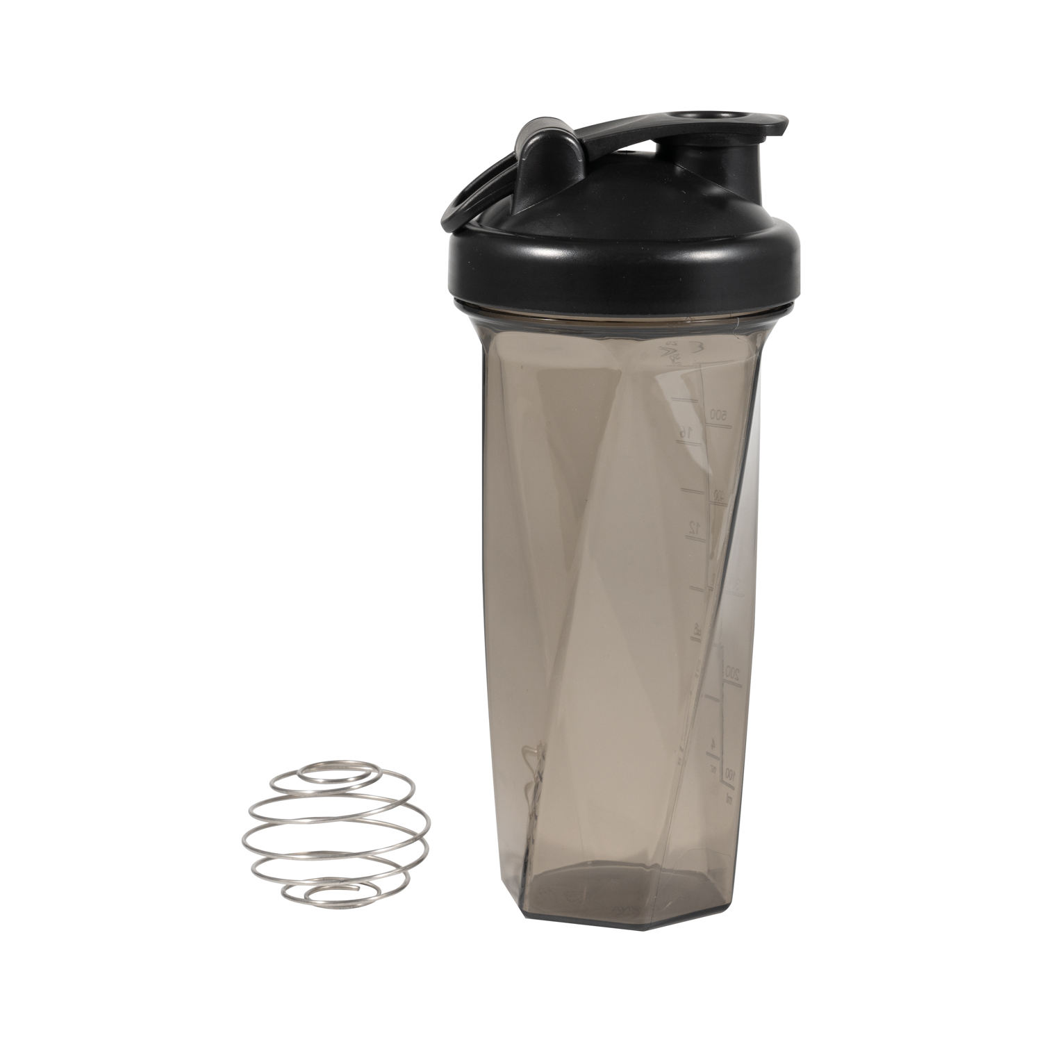 700ml 23oz Custom logo and Color Shaker Water Bottle Gym with Stainless Steel Mixing Ball Protein Powder Shaker Cup