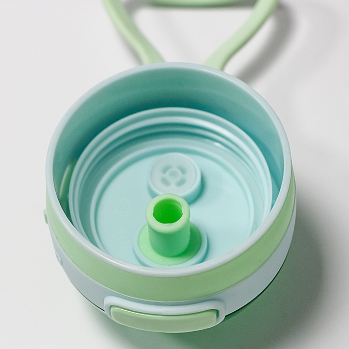 Kids Stainless Steel Water Bottle 16oz with Straw and Food Grade Silicone Suction Nozzle Custom Pattern and Color