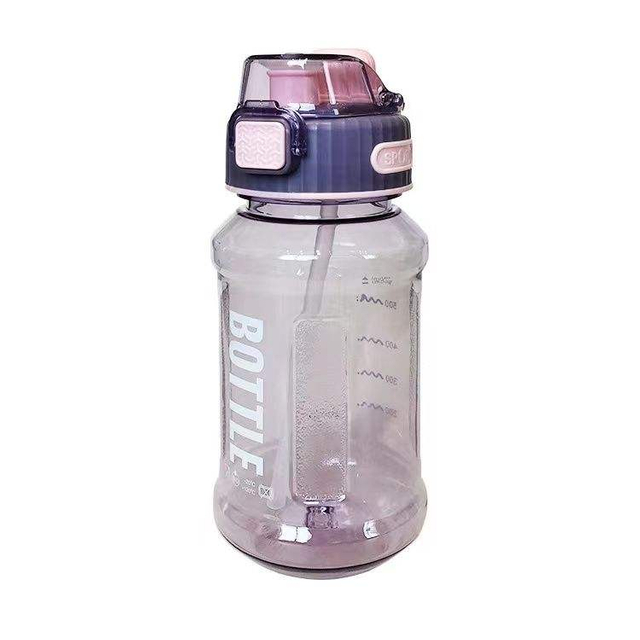 800ml Outdoor Sports BPA Free Tritan Customizable Portable Plastic Water Bottle with Direct Drinking and Straw Lid