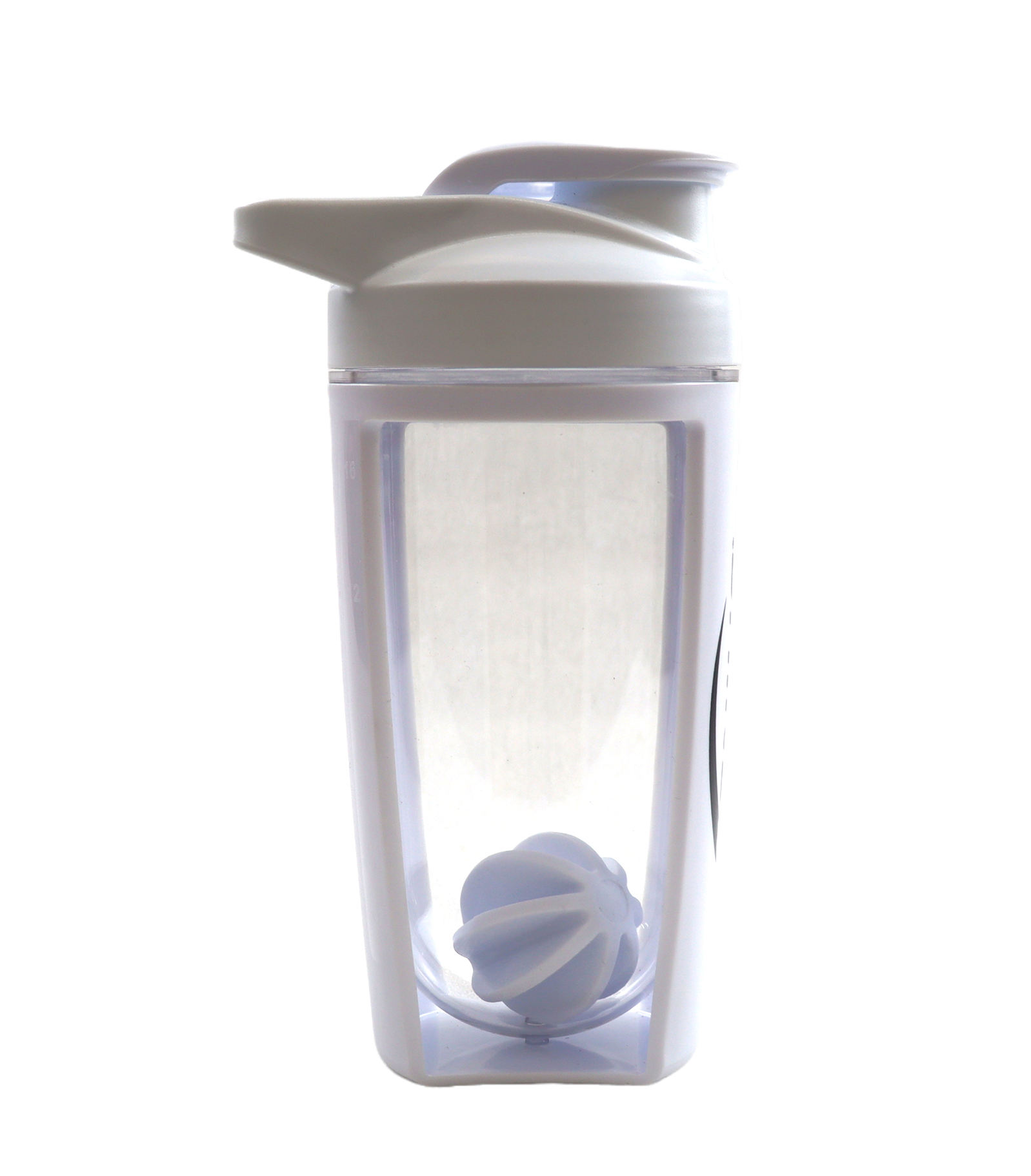 Wholesale 600ml Handle Portable BPA Free Custom Protein Shaker Bottles Outdoors Sport Fitness Bottle With Shaker