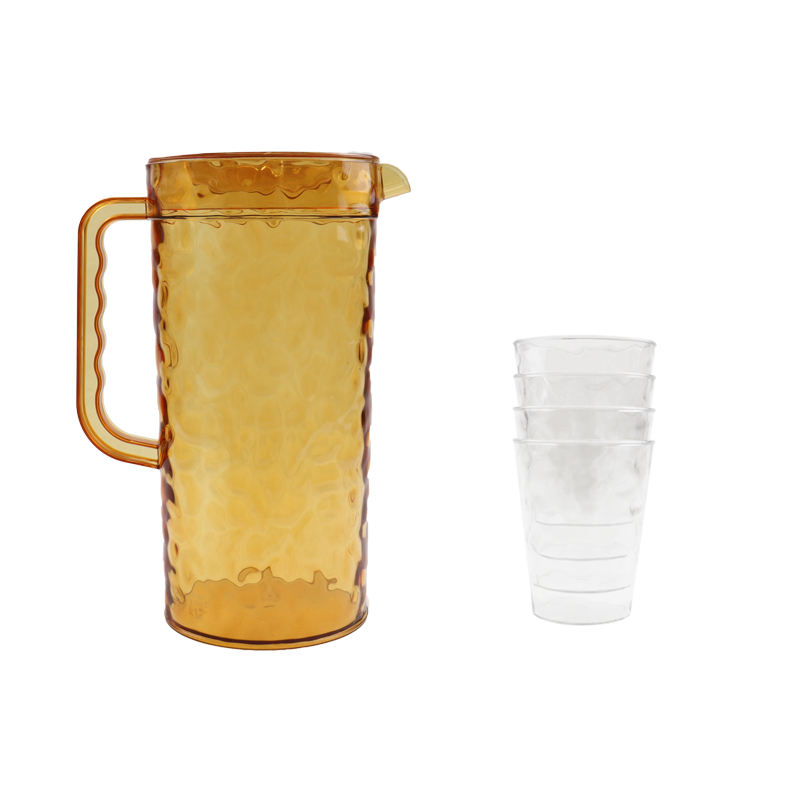 1900ml 64oz Large Capacity Transparent Juice Plastic Cup with Lid BPA Free Wide Mouth Bottle