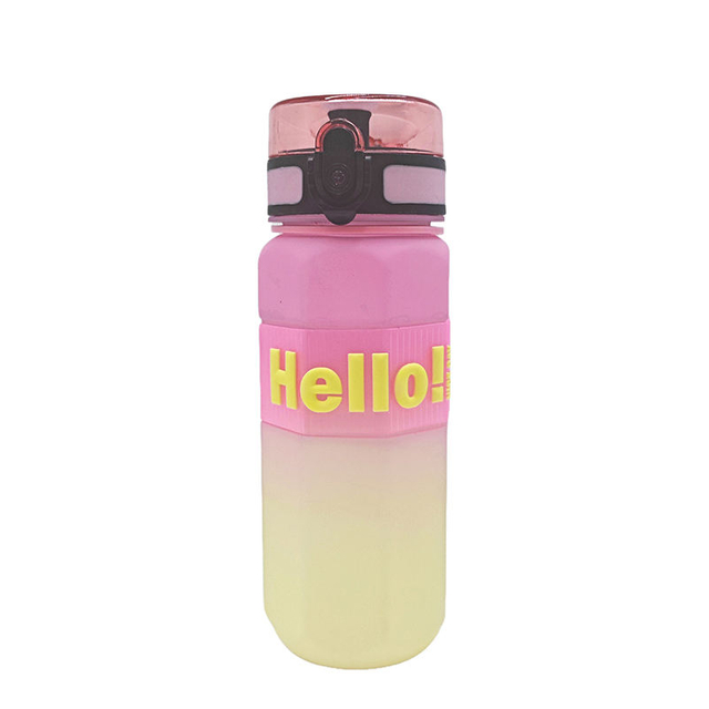 Wholesale Gradient Color Fitness 750ML BPA Free Outdoor Plastic Water Bottle