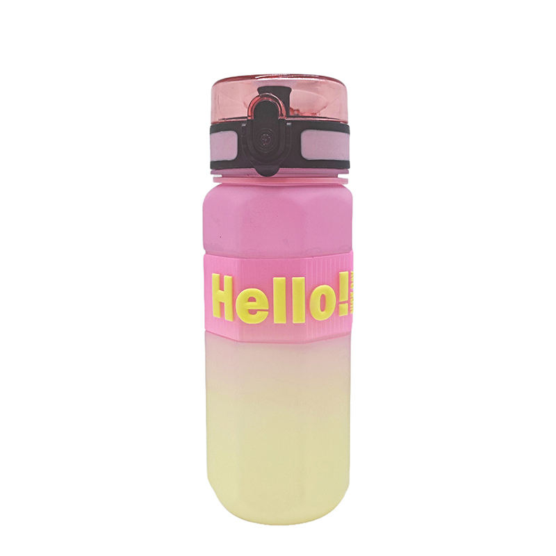 Wholesale Gradient Color Fitness 750ML BPA Free Outdoor Plastic Water Bottle