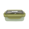 1100ml Large Capacity Food Grade Plastic Lunch Box for Children and Adults Equipped with a Dining Spoon