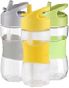 400ML New Design Bpa Free Plastic Tritan Kids Children Water Bottle with Anti slip Silicone Ring and Handle