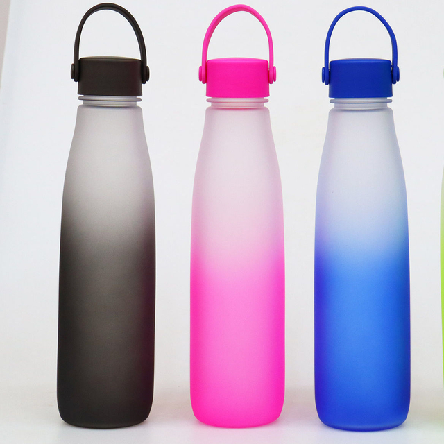New Gradient Color Summer Students Nice Appearance Bottle Large Capacity Sports