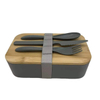 1000ml BPA Free Lunch Box with Bamboo Lid Kid Office RPET Lunch Bento Box