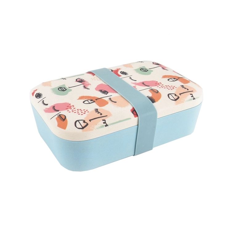 High Quality Modern Style Bamboo Fiber Lunch Box with Lid and Food Container