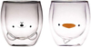 Cute Animal Shape Transparent Coffee Cup Gift Cup Double Wall High Borosicility Glass Water Bottle