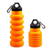 Wholesale Botella De Agua Plegable Custom Logo Bpa Free Portable Foldable Drink Bottle Silicone Collapsible Water Bottle Bulk