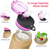 Best Selling Drink Gym Reusable Sport Bottles 100% Bpa Free Tritan Plastic Water Bottle 32 Oz Large Capacity