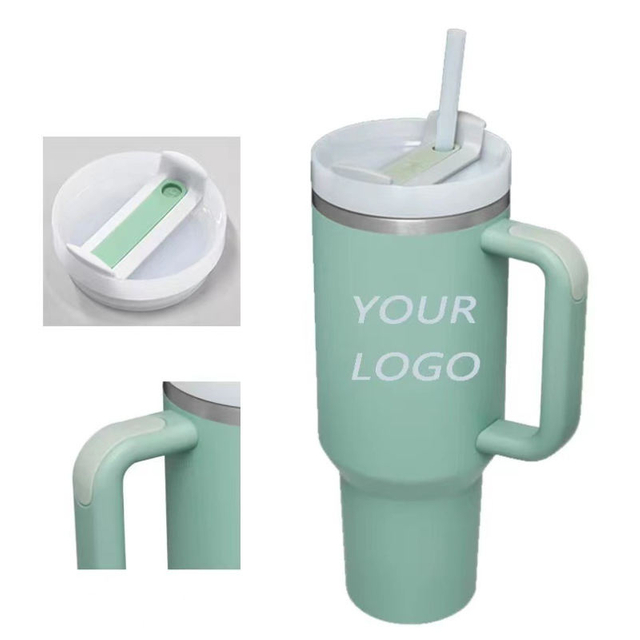 40 oz Customizable Double Wall Stainless Steel 304 Vacuum Insulated Wine Tumbler Cup With Lid and Straw