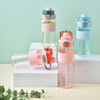 Wholesale 700ml 1000ml BPA Free Plastic Sport Water Bottle with Chug Lid & Straw with Silicone Sleeve Outdoor Water Bottle