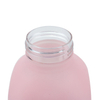 Factory Price 1000ML 32OZ Frosted Gradient Bottom Silicone Streight-drinking Gym Water Bottle with Plastic Handle