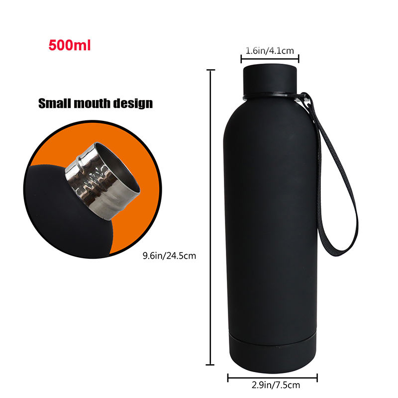500ml Customized Insulated Stainless Steel 304 Tea Infuser Water Bottles Vacuum Flask Bottle Bpa Free Cup