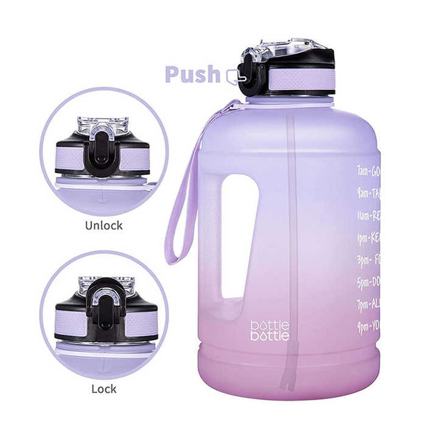 Wholesale Garrafa De Agua Para Academia Botella Para Deportista Hot Selling 1 Gallon Water Bottles Bpa Free Bottles