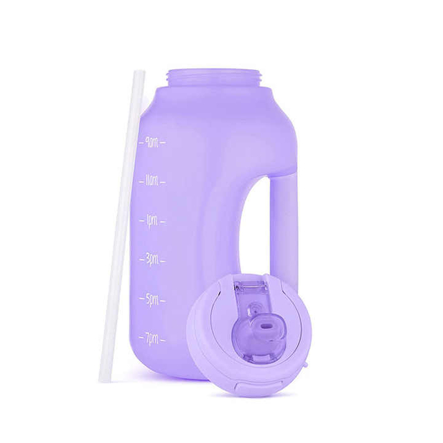 Health Drinking Garrafas Motivacionais Sports 2.2L Tritan Oem Custom Water Bottle Wide Mouth Sports Bottles