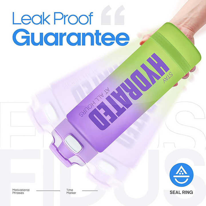 Botella De Agua Motivacional Negocios Mouth Plastic Sports Cute Water Bottle for Girls Women for School Bottles