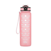 32 oz Motivational Water Bottle Sports Water Bottle with 1000ml Straw Plastic Water Bottle Bpa Free