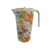 Bamboo Fiber Plastic Water Jug Water Pitcher with Lid