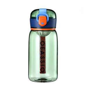 400ml Green Recycled BPA Free Tritan School Children Durable Plastic Water Bottle