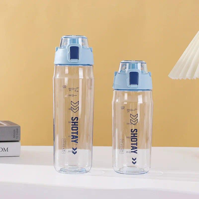 New Cool Gradient Color Grey Black 32OZ 1Liter Motivational Fitness Sports Water Bottle With Time Marker
