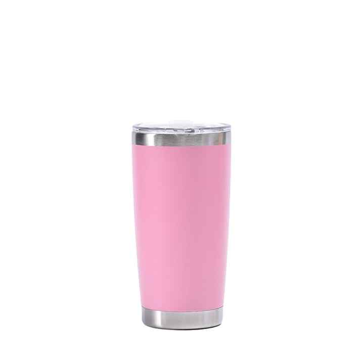 20 oz High Quality Double Wall Stainless Steel 304 Skinny Straight Vacuum Insulated Tumbler With Lid