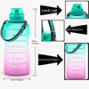 Botellas De Agua 2 Lts Botella Motivacional 2000Ml Modern Promotion Plastic 2 Litter Water Camping Bottle