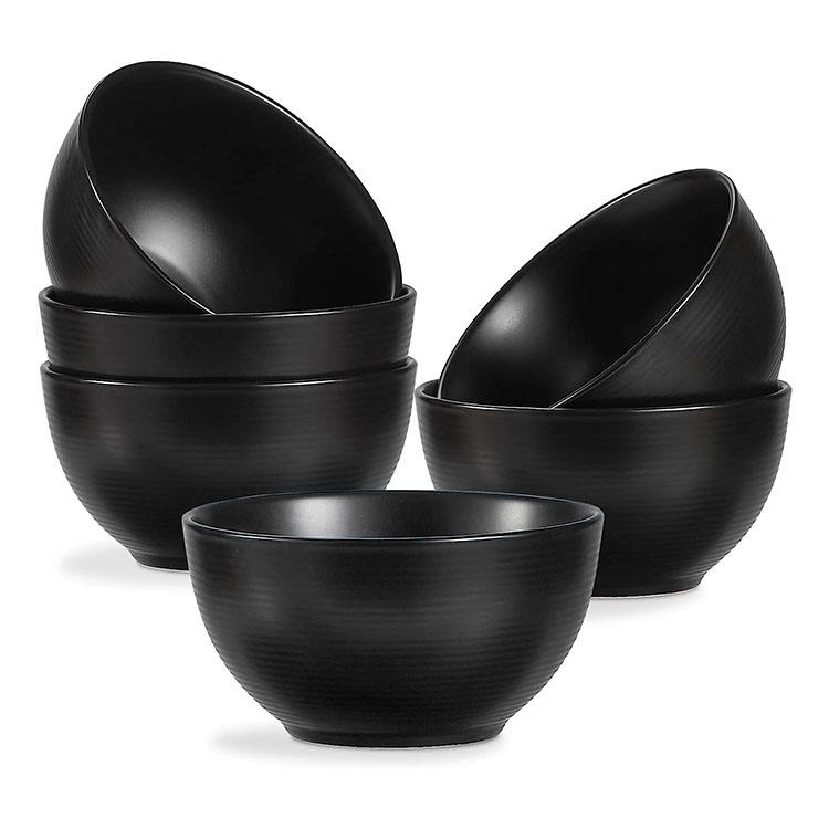 R-PET 28 oz Large Soup Bowls for Kitchen 6 Inch Bowls Microwave and Dishwasher Safe Deep Serving Bowl Set