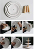 Cake Stand Double-Layer Home Living Room Coffee Table Candy Snack Fruit RPET Plastic Plate Dessert Display Stand